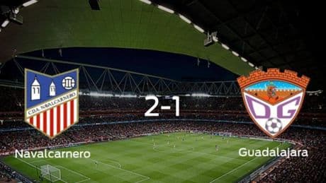 El Navalcarnero vence 2-1 al Guadalajara y se lleva los tres puntos
