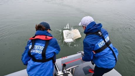 Une équipe de chercheurs travaille sur les microplastiques dans le Rhône
