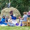 Spreewald: Traditioneller Heuschober in Alt Zauche aufgestellt