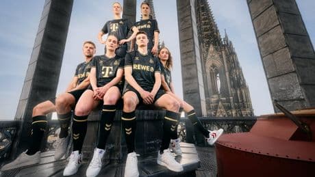 Aufsteiger ganz historisch - Köln trägt den Dom auf dem Trikot