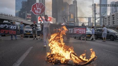 Krieg in Nahost: Landesweiter Protesttag in Israel