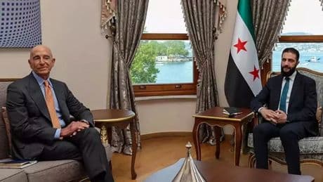 Suriye Cumhurbaşkanı Şara ABD Büyükelçisi Barrack’ı kabul etti
