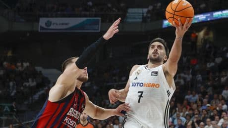 Baskonia - Real Madrid, Liga Endesa: horario y dónde ver por TV el partido de baloncesto