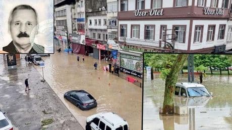 Trabzon’da sel felaketi: 1 kişi kayıp