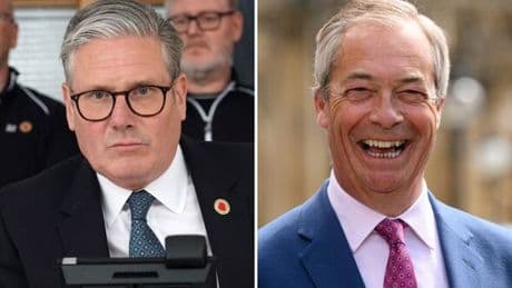 Nigel Farage gives Keir Starmer huge reason to worry in bombshell new poll
