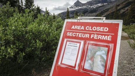 Section of Banff National Park still closed to visitors 2 weeks after rock slide