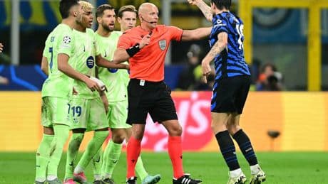 Inter Milan win over Barcelona marred by spitting claim as Inigo Martinez and Francesco Acerbi footage emerges