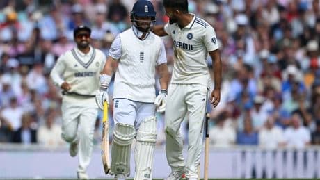Ben Duckett given odd send-off by Akash Deep in latest England-India flashpoint