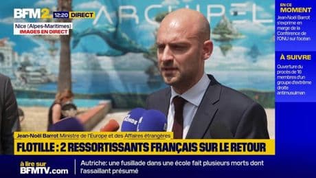 Bateau pour Gaza: Jean-Noël Barrot dénonce des "manœuvres de désinformation" visant le ministère