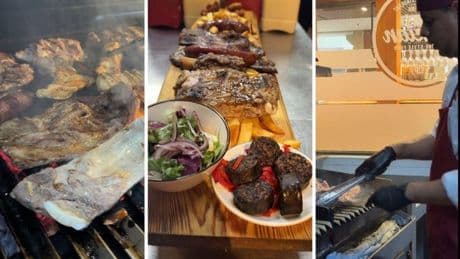Cuatro kilos de carne y uno de patatas: así son los tablones XXL que triunfan en Bilbao