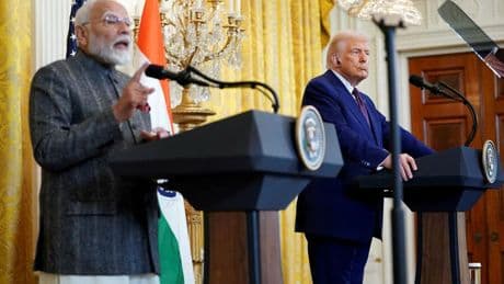 Handelsstreit : Trump attackiert Indien: „Von mir aus können sie ihre tote Wirtschaft an die Wand fahren“
