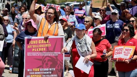 Orange County congresswoman targeted by protests over Trump megabill, cuts to healthcare