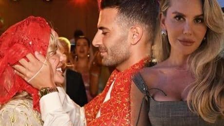 Esra Erol'un kardeşi Eda Erol'dan görkemli kına gecesi! Yadigar elbise damga vurdu