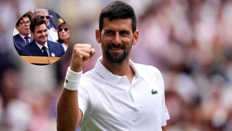 Djokovic elogia a un &quot;caballero&quot; presente en la grada: &quot;Me gustaría tener su saque, su volea y su buen toque&quot;