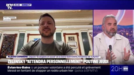 Paix en Ukraine: pour Alexis Corbière, député "écologiste et social", Volodymyr Zelensky "prend la main"