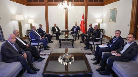 Bakan Fidan, Hamas Liderlik Konseyi Başkanı Muhammed Derviş ve Hamas Siyasi Büro üyeleriyle görüştü