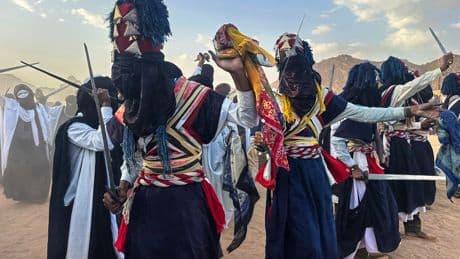 In the Sahara, a friendly dance competition carries on an ancient festival tradition