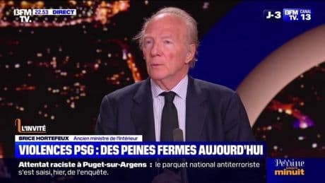 Dégradations lors de la victoire du PSG: "La dérive de la violence ne date pas du week-end dernier", affirme Brice Hortefeux, ancien ministre de l'Intérieur