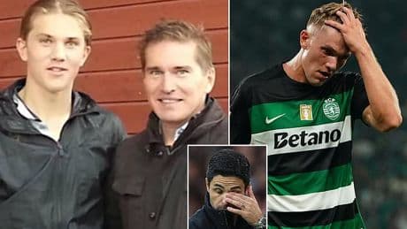 Viktor Gyokeres' father 'left in TEARS' as Arsenal transfer saga rumbles on - with Sporting Lisbon star's 'dream move in danger of collapsing'