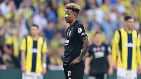 Gedson Fernandes'e lazer tutan taraftar gözaltına alındı!