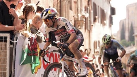9. Etappe der Giro d'Italia: Favorit Primož Roglič stürzt und fällt zurück