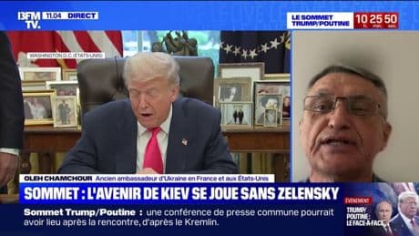 Sommet en Alaska: "Mes attentes personnelles sont assez basses", explique Oleh Chamchour, ancien ambassadeur d'Ukraine en France et aux États-Unis