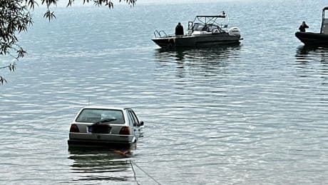 Sie wollte zum Schwimmen - Seniorin (89) rauscht mit Golf in den Bodensee