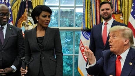 Watch Trump’s ‘awkward’ interaction with ‘beautiful’ reporter