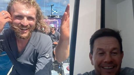 'This could be a movie': Mark Wahlberg pledges support for brothers rowing Pacific