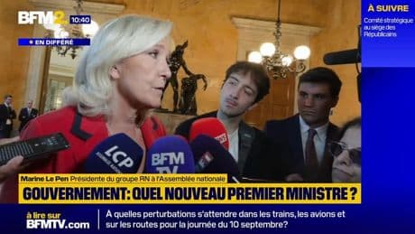 Médiateur pour sortir de la crise politique:  "C'est absolument n'importe quoi", juge Marine Le Pen