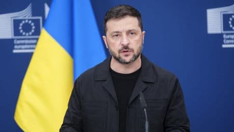 Zelensky says Russia ‘must end war’ as he arrives in Washington for Trump talks