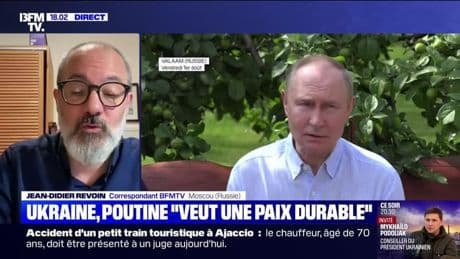 Story 2 : Guerre en Ukraine : Poutine "veut une paix durable" - 01/08