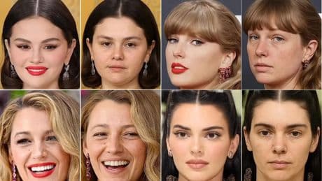 El impactante vídeo hecho con IA que muestra cómo serían las famosas sin maquillaje ni retoques estéticos