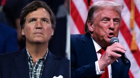 Trump And Tucker Carlson Are Falling Out Over Trump’s Support For Israel
