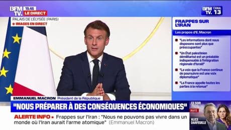 Emmanuel Macron, sur Benjamin Netanyahu: "Parfois, nous considérons que les décisions qu'il prend sont mauvaises pour la sécurité d'Israël"
