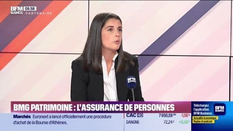 Léna Bocher (BMG Patrimoine) : BMG Patrimoine, l'assurance de personnes - 01/08