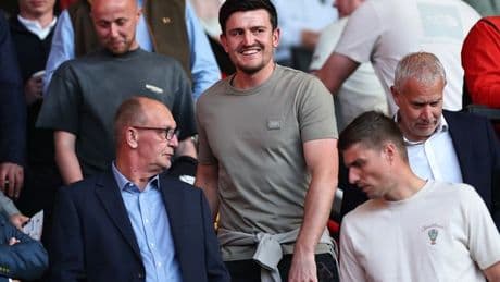 Harry Maguire forgets Man Utd woes by watching another team as a supporter