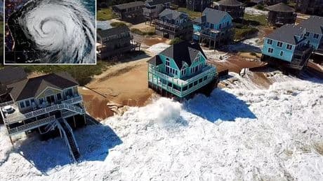 Hurricane Erin shifts path as millions brace for life-threatening waves