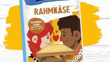 Milram-Käse-Verpackung löst Hass aus: Künstlerin Josephine Rais äußert sich