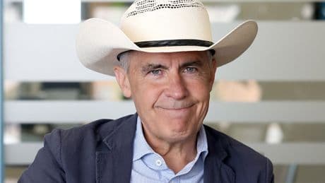 Mark Carney is on holidays. The government won't say where