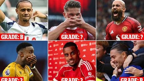 PREMIER LEAGUE TRANSFERS REPORT CARD: Which Big Six club still have one 'troubling' area? Did any side outdo high-spending Liverpool? And how did YOUR club fare?