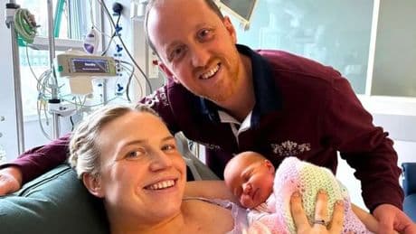 Pregnant teacher rushed to hospital with bleed on the brain days before due date