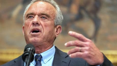 RFK Jr took his grandchildren for a dip in DC’s Rock Creek – despite warnings that high bacteria levels make it unsafe