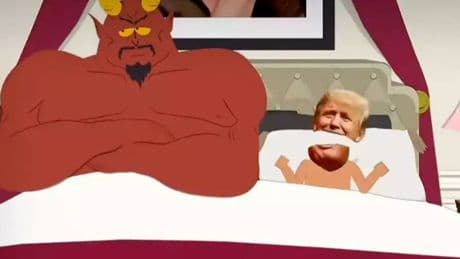 Leute: „South Park“ zeigt Trump nackt im Bett mit Satan