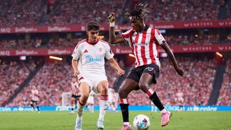 Nico Williams empuja al Athletic hacia la victoria ante el Sevilla