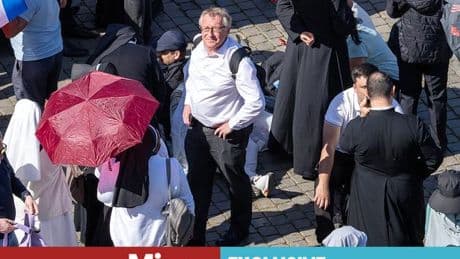 ANDY LINES 'It was chaos when white smoke confirmed Pope Leo XIV – I was elbowed by a nun!'