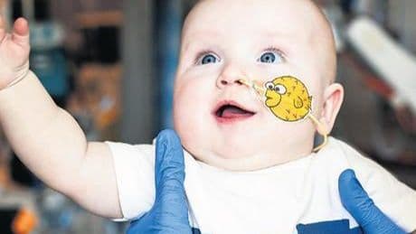 Geni düzenlenen bebek iyileşti