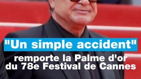 Iranian Jafar Panahi wins the Palme d'Or at the 78th Cannes Film Festival