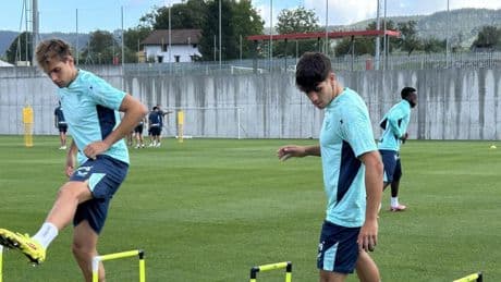 Valverde sube a los centrales del Bilbao Athletic