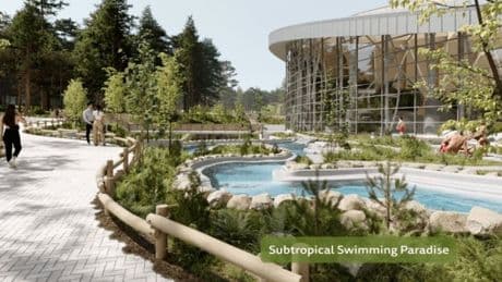 Centre Parcs reveals first pictures of brand new £400,000,000 holiday village in Scotland